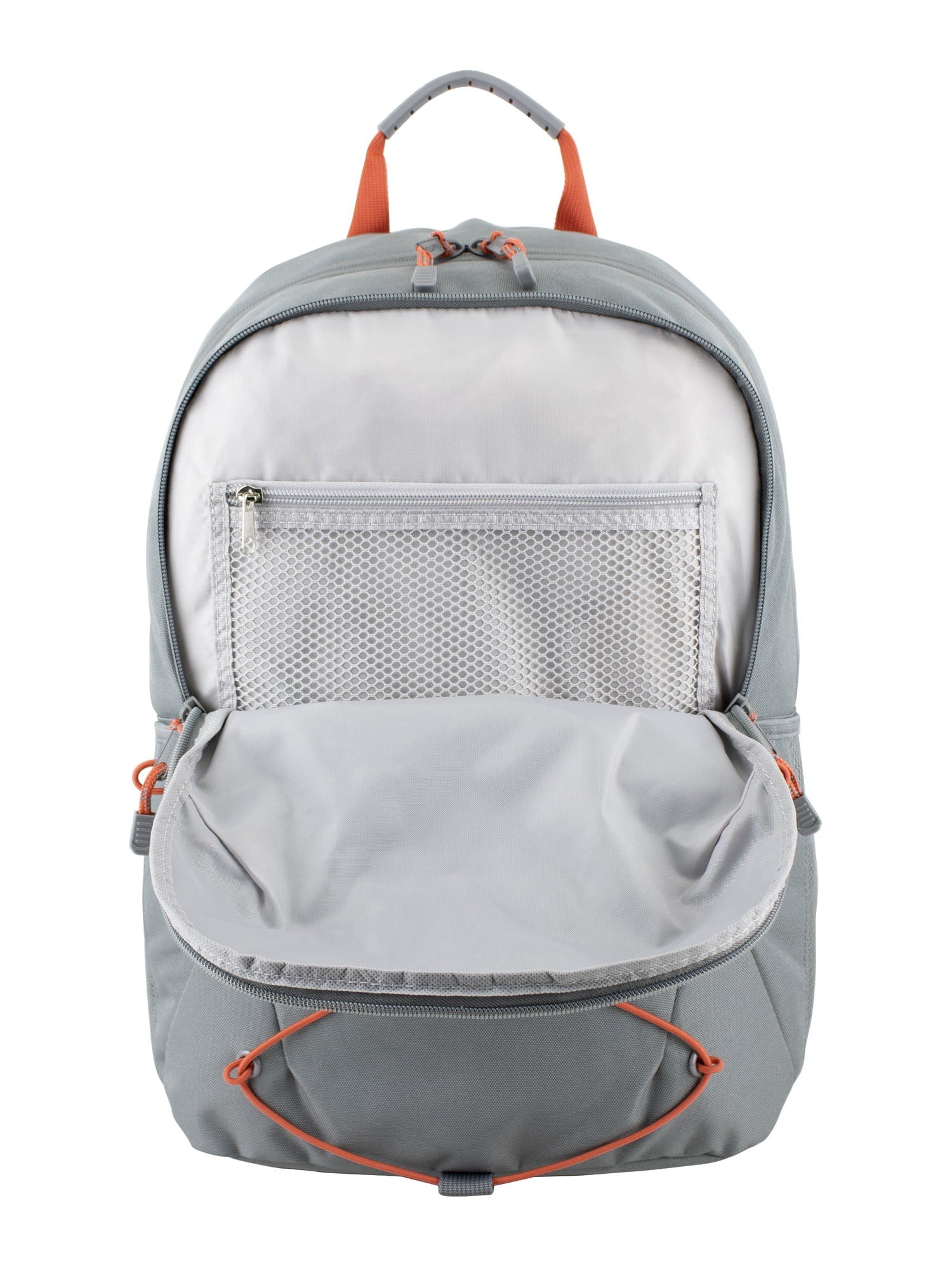 Eastsport Unisex Ascend Athleisure 18.5" Bungee Backpack, Ash Gray