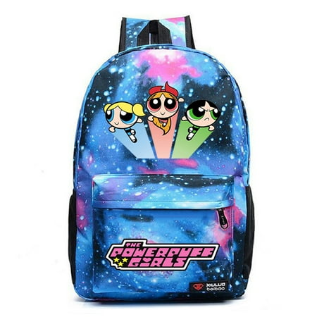Boys Girls Student School Bags Powerpuff Girls Laptop Bag #10