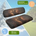 thumbnail image 6 of FUIALDOLG Forest Deer Hunting Print Golf Seat Covers for Cart Universal Fit Ezgo Txt Golf Cart Front and Rear Seat Cushion Cover Breathable All Seasons Decorations, 6 of 8