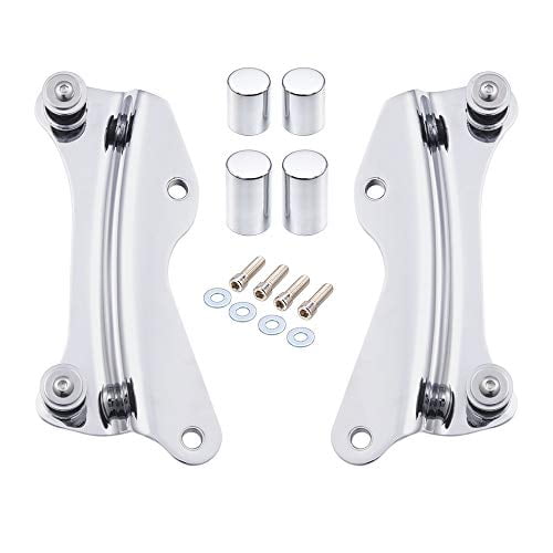 Amazicha Chrome 4 Point Docking Hardware Covers Kit Compatible for Harley Davidson Touring Street Glide, Electra Glide, Road Glide, Road King 2014-2021