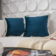 thumbnail image 2 of DriftAway  Boho Throw Pillow Covers Modern Farmhouse Decorative Home Cushion Ivory, 2 of 5