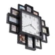 thumbnail image 3 of Reloj De Pared De Plástico 2 En 1, Marco De Fotos, Hogar Moderno Negro, 3 of 7