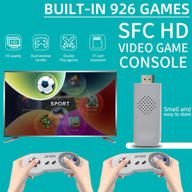2.4G Wireless Receiver HD TV Video Gaming Console with 2 Game Controllers Ndcxsfigh Para estrenar