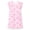 Pink Stripe Bow, variant on Beezizac Teen/Little Girls Nightgown - Summer Ruffle Short Sleeves Sleepwear Cute Bow Striped Print Nightdress Pajama Size 10