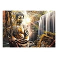 thumbnail image 2 of Tiptophomedecor Zen Wallpaper Wall Mural - Waterfall Buddha Mix, 2 of 3