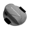 thumbnail image 1 of Brazalete para teléfono para correr, llavero para coche con cremallera, bandolera de poliéster para teléfonos de menos de 6,5 pulgadas, ideal para Gris, 1 of 8
