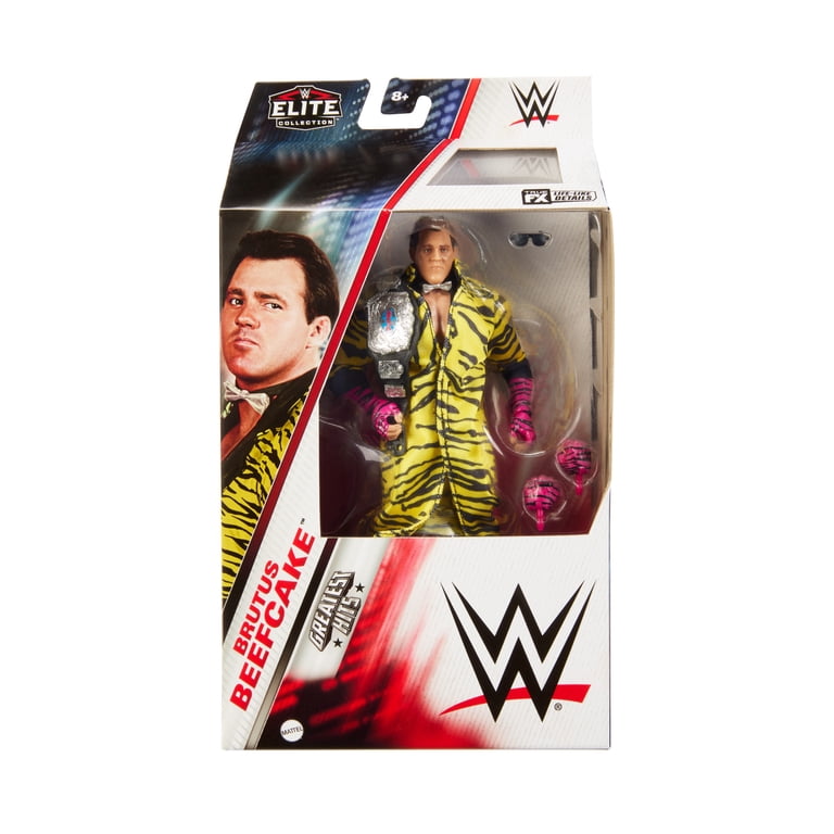 WWE Elite Brutus Beefcake Action Figure, 6-inch Collectible