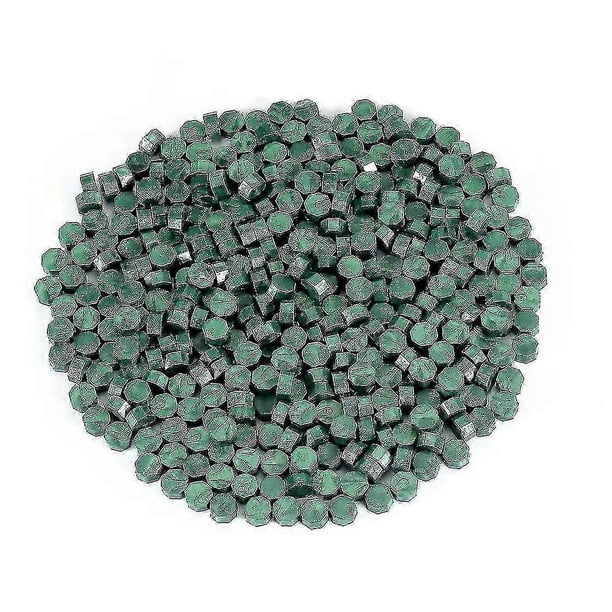 Sealing Wax Beads, 200 Pieces Wax Seal Beads, Wax Seal Kit Green Wax Seal For Wax Stamp Sealing And