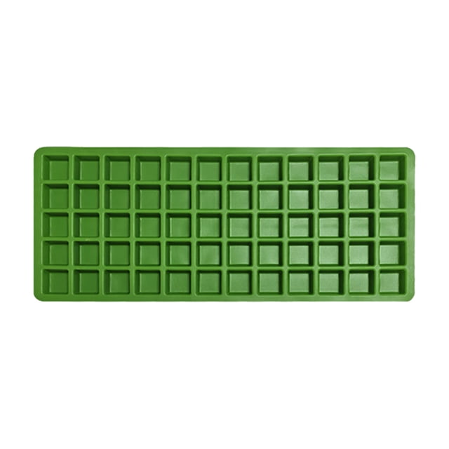 Silicone Food Dehydrator Tray 60 Grid Square Shape Food Grade Silicone Material Heat Resistant Easy Clean Compact Multifunctional for Fruit Vegetable Cake Drying Homemade Ice Cubes