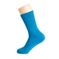 thumbnail image 4 of Cotton Crew Socks for Women Turquoise 6 PAIRS Size 9-11, 4 of 8