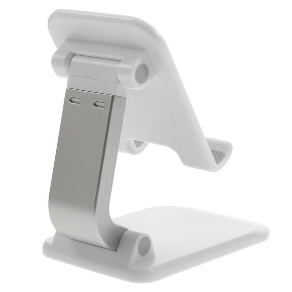 ifundom White Foldable Cell Phone Holder Stand Hands-Free Viewing and Adjustable Angle