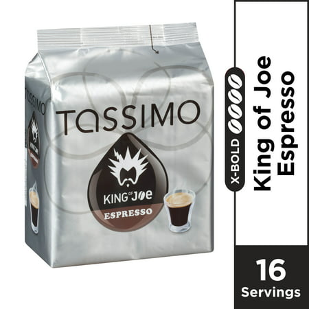 Tassimo King of Joe Espresso T-Discs, Caffeinated, 4.45 oz
