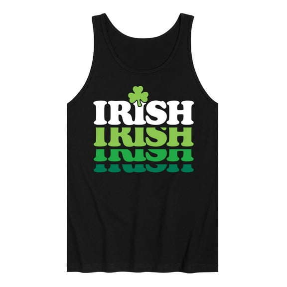 Instant Message - Irish Retro Repeat - Men's Jersey Tank Top