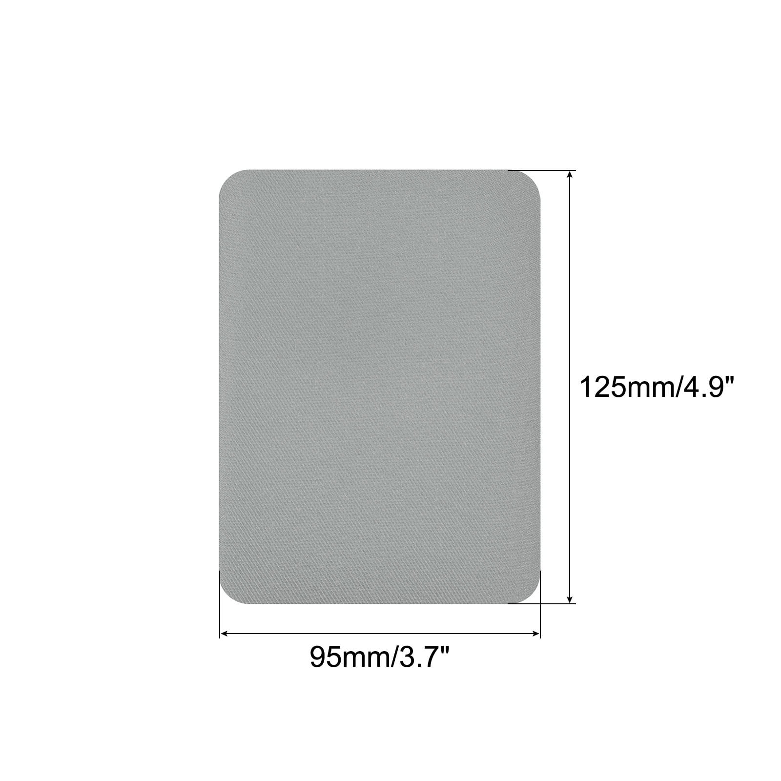 Unique Bargains Fabric Iron-on Patches for Clothes Hole Repairing and Decoration Grey