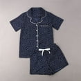 thumbnail image 3 of Ensemble de Pyjamas d'Été pour Femmes Manches Courtes Vêtements de Nuit Hauts+pantalons Vêtements de Maison Vêtements de Nuit, 3 of 7