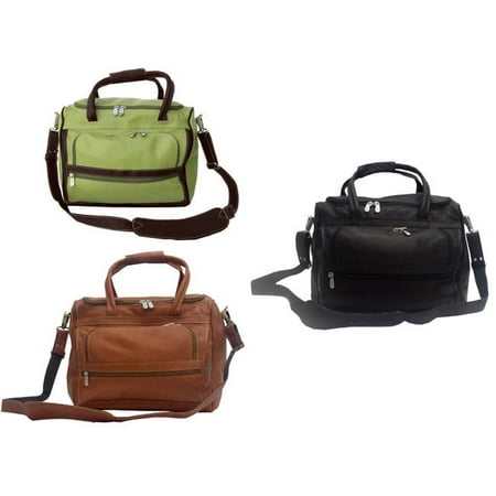 - Piel Leather Top Grain Leather Piggy Back Carry-on
