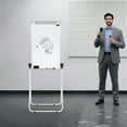 thumbnail image 5 of Miumaeov Stand White Board Double-Sided Magnetic Portable Dry Erase Board with Stand Height&Angle Adjustable Portable Flip Chart Easel Stand, 5 of 13