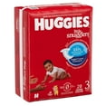 thumbnail image 4 of Huggies Little Snugglers Baby Diapers, Econo Pack, Size 3, Count 168, 4 of 9