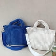 thumbnail image 2 of Bolso de hombro de pana para mujer y niña, bolsos cruzados suaves y cómodos para invierno y otoño, 2 of 5