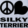 thumbnail image 2 of CafePress - FIN Peace Love Silky Terrier Baby Football Bodysui - Cute Infant Baby Football Bodysuit, 2 of 3