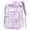 Purple, variant on SPEKSEE Clear Backpack for School, Heavy Duty TPU Transparent Backpack Stadium Events Approved, Clear Bookbag
