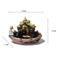 thumbnail image 3 of Ornaments Clearance Incense Ceramic Burner Holder Censer Decor Cones Backflow Home Decor Desk Accessories, 3 of 6