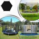 thumbnail image 3 of Trampoline Shade Cover Sun Protection Round Sunshade Accessories UV Replacement Part, 3 of 5