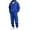 125#Royal Blue, variant on Men's Full Zip Jacket Set 2 Piece Fleece Lined Hoodie and Pants Casual Lounge Wear Fall Winter Warm Outfit