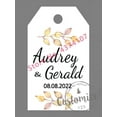 thumbnail image 1 of Etiquetas de boda personalizadas, etiquetas de favores de dulces, personalizadas, cumpleaños, bautismo, su foto-papel perlado, 3x5cm, 100 unids/set, 1 of 4