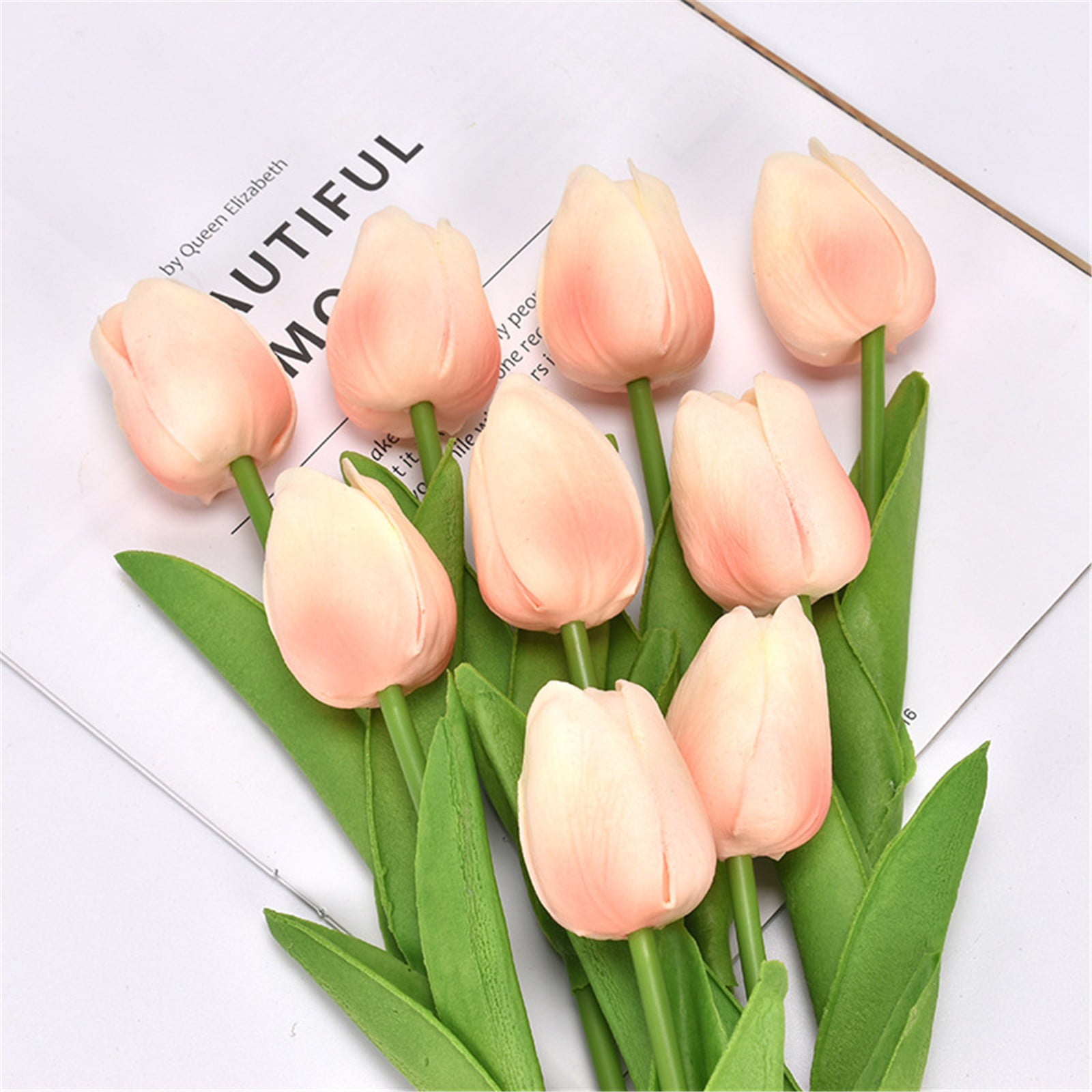 32cm Artifical Real Touch PU Tulips Flower Wedding Party Bridal Home Decor New
