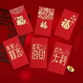 thumbnail image 5 of Sobres rojos del Año Nuevo Chino 2025 Año de la Serpiente | Lindos soportes de papel de papel rojo creativos de dibujos animados | Sobres de regalo festivos | Paquete de 10 | Diseño único plegable, 5 of 5
