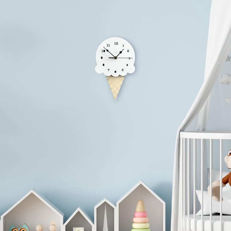 Wall Clock, Wall Decorative Clock, Household, Simple, Ice Cream