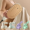 thumbnail image 6 of Handheld Steam Iron with Anti-Scalding Base, Portable Steamer for Clothes,Continuous Steam & Dry Ironing, Compact Design with Water Tank for Home & Travel, 6 of 9