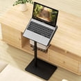 thumbnail image 6 of Sofa Armrest Tray Table, Swivel Height Adjustable End Table for Small Spaces, 6 of 6