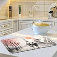 thumbnail image 6 of Walking in Eiffel Tower Dish Drying Mat, Absorbent Microfiber Pad Protector For Kitchen Counter Top Mat Dish Drainboard 18x24in Home Decor, 6 of 7