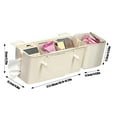 thumbnail image 4 of TIELUTT Overbed Caddy Organizer Hanging Storage for Bedside Desk with Expandable Design Baby Clothes Organization Bag Organizer Storage Blanket Storage Closet with Lids Tidy & Co, 4 of 6
