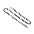 thumbnail image 2 of Cadena de eslabones con cierre resistente de 3 mm de grosor para mujer y hombre, gargantilla moderna. 03 cm x 50 cm, 2 of 9