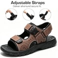thumbnail image 4 of CHICVOMEY Hiking Sandals for Men - Outdoor Sport Sandals with Massage Beads Insole & Adjustable Straps - Non-Slip Lightweight Water Sandals for Summer Beach, 4 of 9