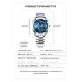 thumbnail image 2 of Quartz Watch for Men, Stainless Steel Business Luxury Style with Luminous & Waterproof Features, 2 of 7