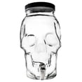 thumbnail image 1 of Dispensador de bebidas frías Ambient 21 en forma de calavera de vidrio Grueso Transparente 3 L, 1 of 4