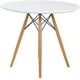 thumbnail image 1 of Mesa Eames Redonda 80 MDF Blanca Grupo Microtec Estilo Eames Patas comedor de Madera Minimalista Grupo Microtec minimalista, 1 of 4