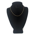 thumbnail image 3 of Ioka - 14K Yellow Solid Gold 1.2mm Rope Chain Necklace with Lobster Clasp - 24", 3 of 6