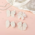 thumbnail image 7 of 4PCS Pearl Hair Bows for Girls Rhinestone Bow Alligator Hair Clips Glitter Floral Bow Hairpins Holiday Hair Accessories for Women Party Gifts, 7 of 7