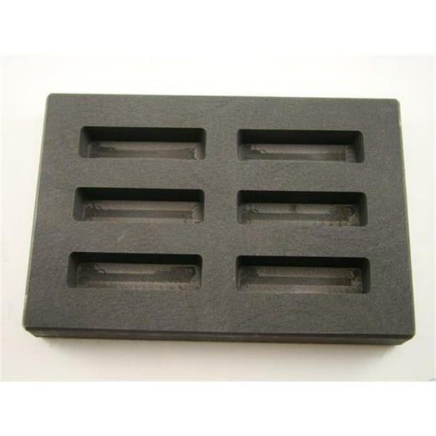 Make Your Own Gold Bars 1 oz X 6 KitKat Mold High Density Graphite
