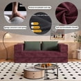 thumbnail image 5 of 80"Modern Convertible Couch Bed,King Size Futon Bed Double Mattress,No Assembly Required,Prefect For Apartment,Living Room, 5 of 8