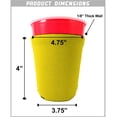 thumbnail image 3 of You Can't Drink All Day If You Don't Start In The Morning Party Cup Coolie (Bright Green), 3 of 3