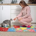 thumbnail image 3 of Pioneer Flower Floral Print Pattern Kitchen Rugs Sets Of 2, Anti Fatigue Non Slip Washable Floor Mats for Kitchen Sink Laundry, 17X30 Inch + 17X47 Inch, 3 of 6