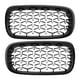 thumbnail image 1 of Parrilla de parachoques superior del capó delantero Unique Bargains para BMW X5 F15 2014-2016 Izquierda y Derecha 1 Par Negro Plateado, 1 of 6