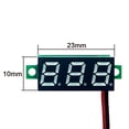 thumbnail image 4 of 3 Wire Led Digital Dc Voltmeter 0.56 Inch Dc0V-30V Reverse Connection Protection 20Cm Lead Voltage Table Power Supply Measuring, 4 of 8
