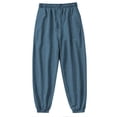 thumbnail image 3 of Men's Casual Jogging Sweatpants Elastic Waist Drawstring Slim Fit Trousers Gym Outdoor Jogging Sweatpants, 3 of 7